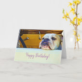 Cartes d'Amoureux de les chiens (Fleur jaune)