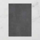 Cartes d'anémones peintes sur tableau noir - Carte (Dos)