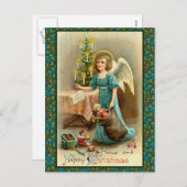 Cartes d'anges de Noël, Stickers (Devant / Derrière)