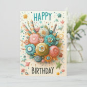Cartes d'anniversaire (Debout devant)