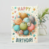 Cartes d'anniversaire (Debout devant)