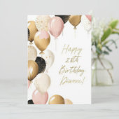 Cartes d'anniversaire (Debout devant)