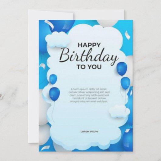 Cartes d'anniversaire (Devant)
