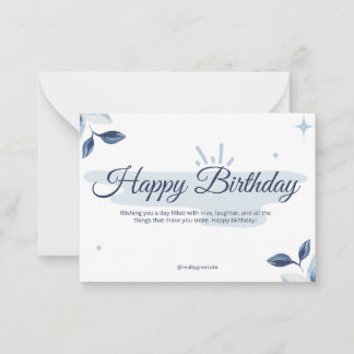 Cartes d'anniversaire