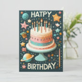 Cartes d'anniversaire (Debout devant)