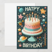 Cartes d'anniversaire (Devant / Derrière)