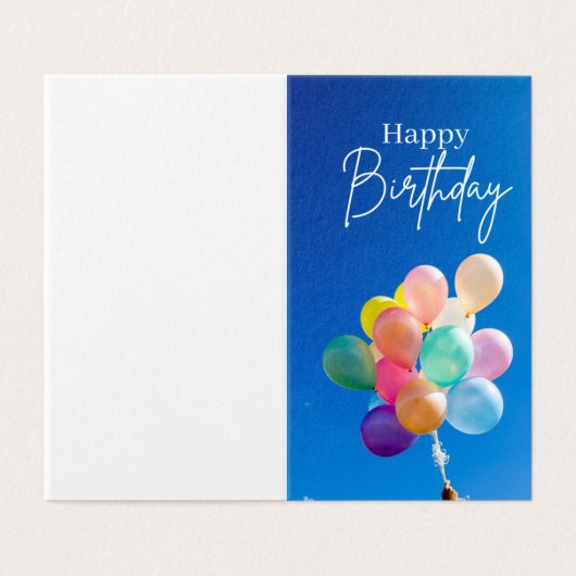 Cartes d'anniversaire (Outside Unfolded)