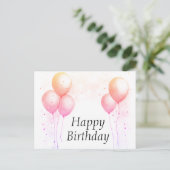 Cartes d'anniversaire (Debout devant)