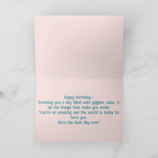 Cartes d'anniversaire (Intérieur)