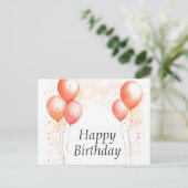 Cartes d'anniversaire (Debout devant)