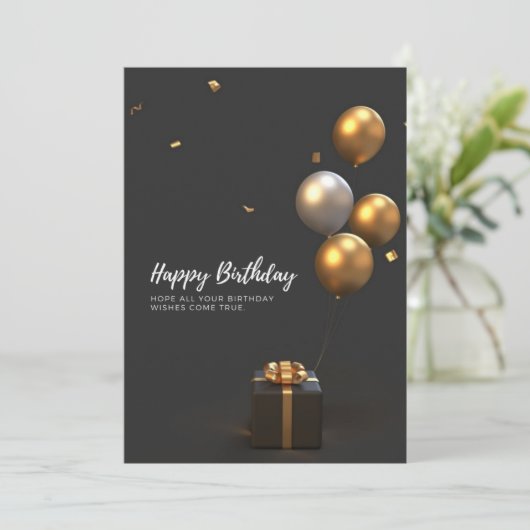 Cartes d'anniversaire (Debout devant)