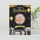 Cartes d'anniversaire (Debout devant)