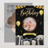 Cartes d'anniversaire (Devant / Derrière)