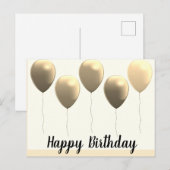 Cartes d'anniversaire (Devant / Derrière)