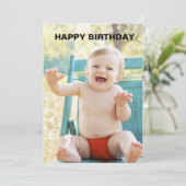 Cartes d'anniversaire 1ère année (Debout devant)