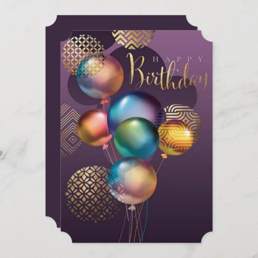 Cartes d'anniversaire 2022, (Devant / Derrière)