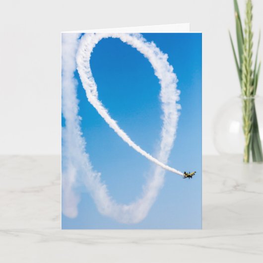 CARTES D'ANNIVERSAIRE AIRSHOW AEROBATICS (PILOTE S (Devant)