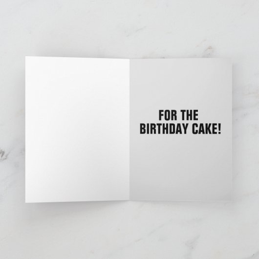 CARTES D'ANNIVERSAIRE ALIEN UFO LITLE GREY MAN (Intérieur)