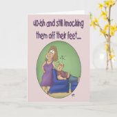 Cartes d'anniversaire amusantes : 40ish De leurs p (Fleur jaune)