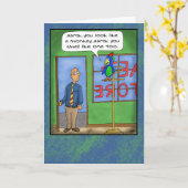 Cartes d'Anniversaire amusantes : Boutique pour an (Fleur jaune)