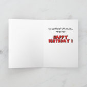 Cartes d'anniversaire amusantes : contraintes budg (Intérieur)