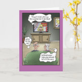 Cartes d'anniversaire amusantes : difficile à ente (Fleur jaune)