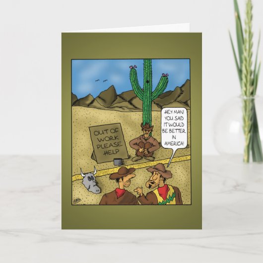 Cartes d'anniversaire amusantes : Fête d'anniversa (Devant)