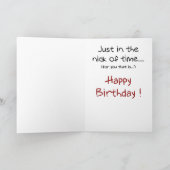 Cartes d'anniversaire amusantes : Fontaine de la j (Intérieur)