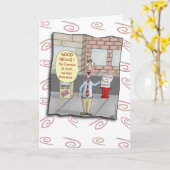 Cartes d'anniversaire amusantes : Fontaine de la j (Fleur jaune)