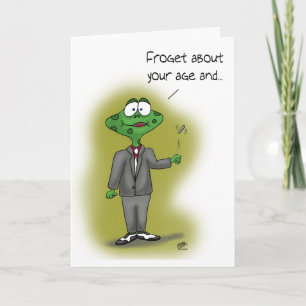 Cartes d'anniversaire amusantes : Froget about you