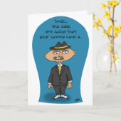 Cartes d'anniversaire amusantes : Homard Anniversa (Fleur jaune)