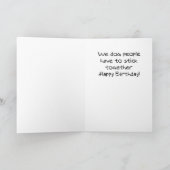 Cartes d'anniversaire amusantes : Pour les Amoureu (Intérieur)