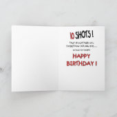 Cartes d'anniversaire amusantes : Tiré Amnésie (Intérieur)