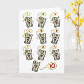 Cartes d'anniversaire amusantes : Tiré Amnésie (Fleur jaune)