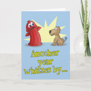Cartes d'anniversaire amusantes : une autre année