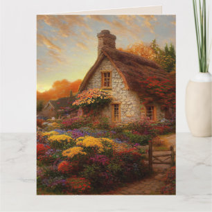 CARTES D'ANNIVERSAIRE ARTISTIQUE FLORALE