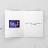 Cartes d'anniversaire : Baisers de papillon (Intérieur)