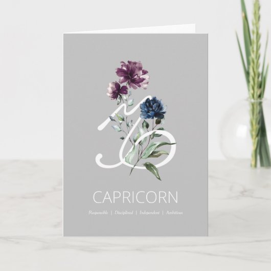 Cartes d'anniversaire Capricorn (Devant)