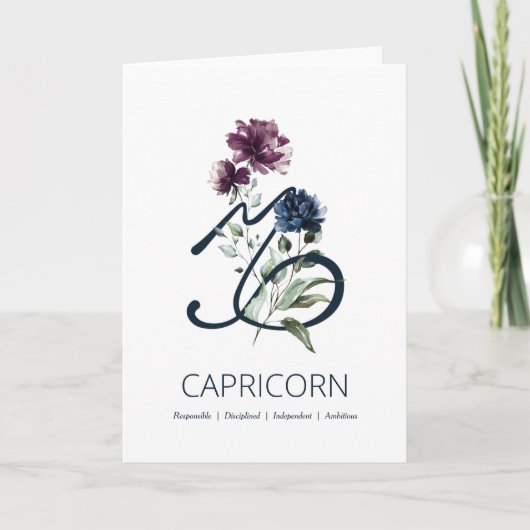 Cartes d'anniversaire Capricorn (Devant)