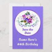 Cartes d'anniversaire, Cartes de sauvegarde de la  (Devant)