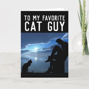 CARTES D'ANNIVERSAIRE CHAT GUY