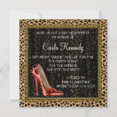 Cartes d'anniversaire Chaussures à talons hauts ro (Dos)