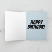 CARTES D'ANNIVERSAIRE cool POUR ENFANTS (Intérieur)