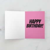 CARTES D'ANNIVERSAIRE cool POUR ENFANTS (Intérieur)