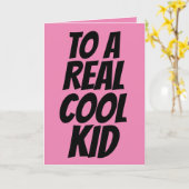 CARTES D'ANNIVERSAIRE cool POUR ENFANTS (Fleur jaune)