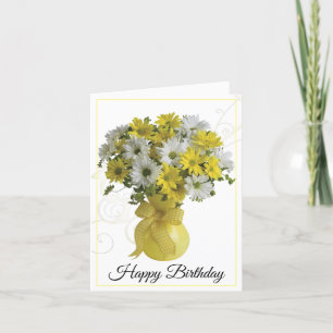 Cartes d'anniversaire - Daisées
