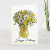 Cartes d'anniversaire - Daisées (Devant)