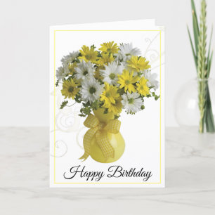 Cartes d'anniversaire - Daisées
