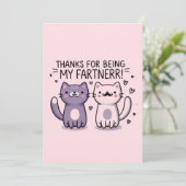 cartes d'anniversaire de chat drôles (Debout devant)