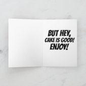 CARTES D'ANNIVERSAIRE DE CHIEN AMUSANT, RUFF (Intérieur)